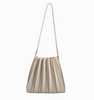 Purse - Carrie Pleated Vegan Shoulder Bag