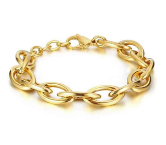 Bracelet - Marquis Link Bracelet in Gold