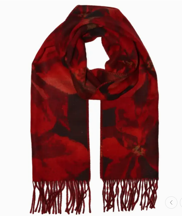 Scarf - Poinsetta