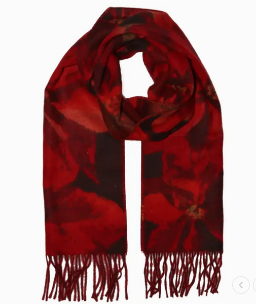 Scarf - Poinsetta