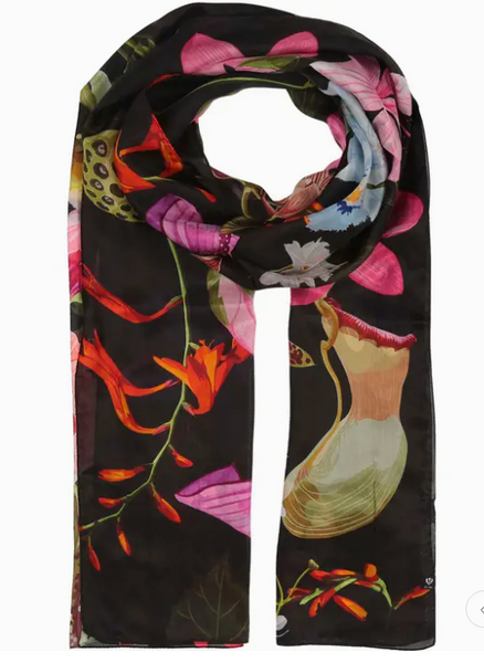 Scarf- Silk Botanical Garden - Two Colorways