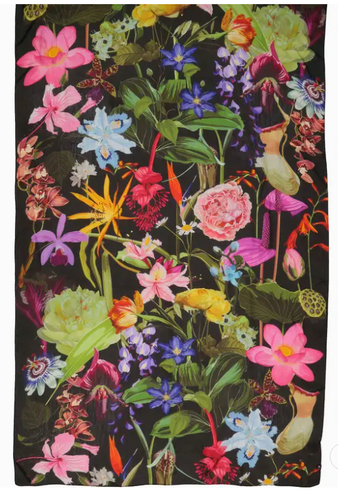 Scarf- Silk Botanical Garden - Two Colorways