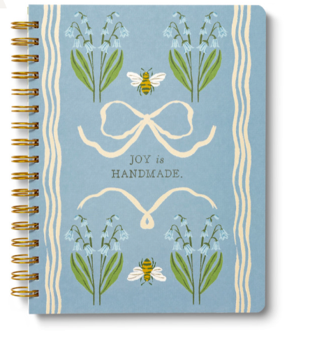 Spiral Notebook - Joy is Handmade