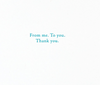 Greeting Card - Thank You