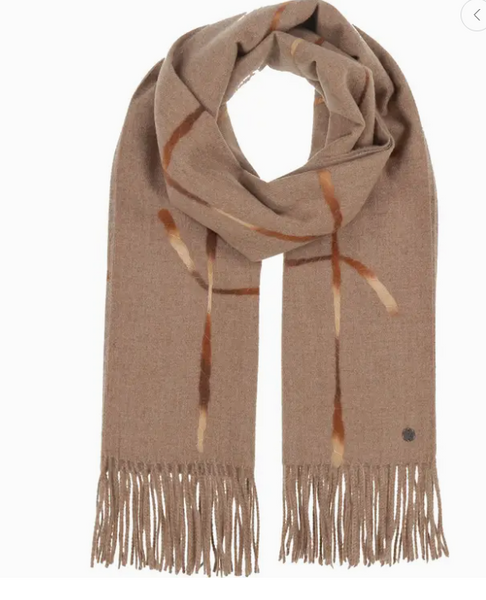 Scarf - Needle Punch Grid Wrap