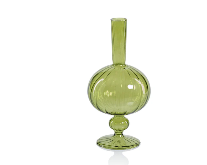 Vase - Venetian Sprial Glass Vases - Three Styles