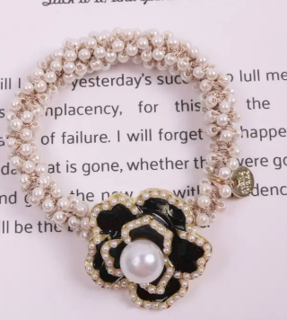 Hair Accessories - Elegant Camellia Ponytail Holder