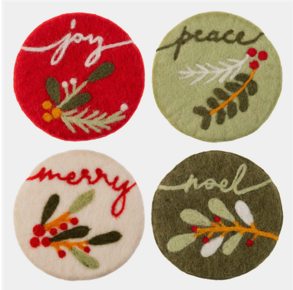 Coasters - Christmas Felt Coasters