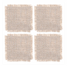 Coasters - Linen Double Stitch