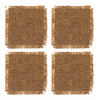 Coasters - Linen Double Stitch