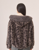 Coat - Animal Print With Hood