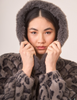 Coat - Animal Print With Hood