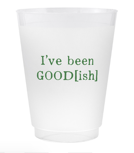 Face to Face Frost Cups - Been Goodish - Set of 8