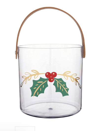 Acrylic Ice Bucket - Holly