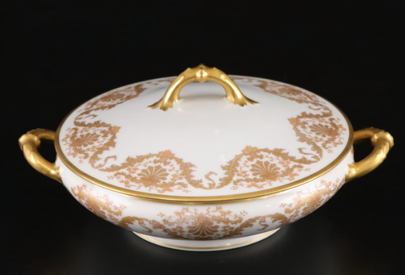 Estate Collection - Vintage Haviland & Co. Porcelain Covered Casserole