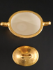 Estate Collection - Vintage Porcelain Gold Sugar Bowl