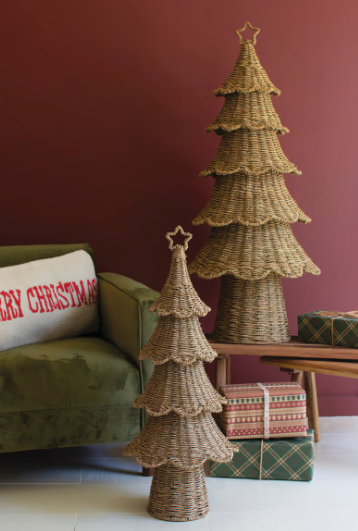 Woven Vine Christmass Trees - Two Sizes