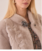 Coat - Zinnia Fur Coat w/Brooch