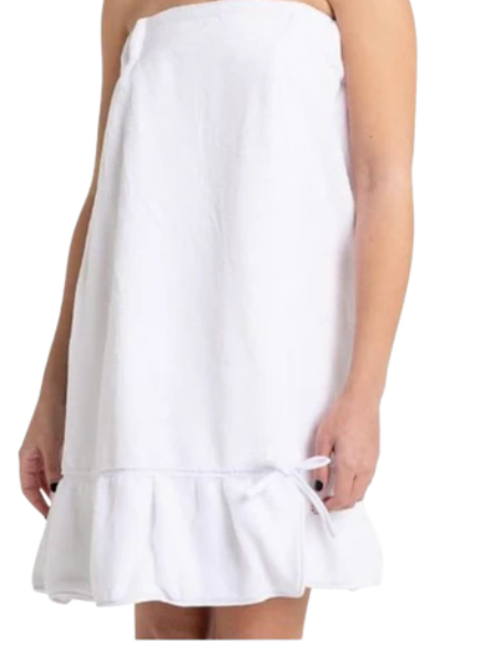 Spa Wrap in White