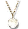 Necklace - Mother of Pearl Disc Necklace