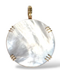 Necklace - Mother of Pearl Disc Necklace