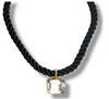 Dina Mackney - Emeral Cut Quartz Rope Necklace