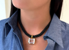 Dina Mackney - Emeral Cut Quartz Rope Necklace