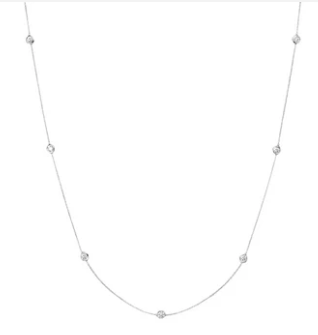 Necklace - Gold CZ by The Yard