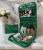 Travel Bag -  Classic Toiletry Case in Emerald Velvet