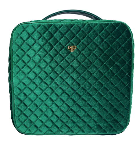 Travel Bags - Mini Diva Makeup Case - Emerald Velvet