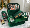 Travel Bags - Mini Diva Makeup Case - Emerald Velvet
