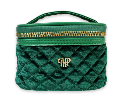 Travel Bag - Getaway Jewelry Case - Emerald Velvet