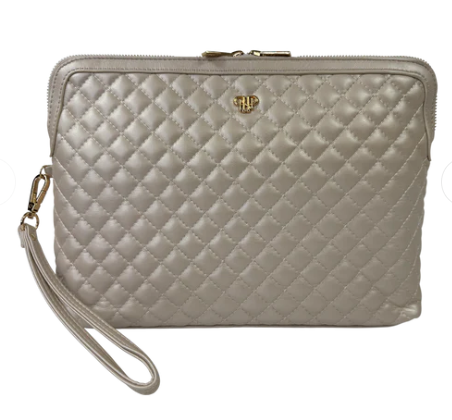Travel Bag - Getaway Litt Makeup Case - Pearl Quilted