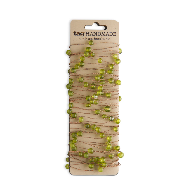 Glass Bead & Wire Garland