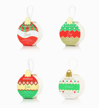 Spongelle Holiday Ornament Buffer  - Assorted Scents