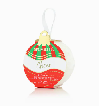 Spongelle Holiday Ornament Buffer  - Assorted Scents