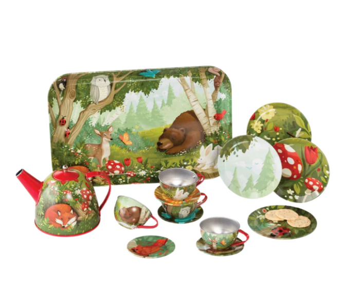 Woodland Tin Tea Set