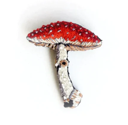 Trovelore - Fly Amanita Mushroom Brooch Pin