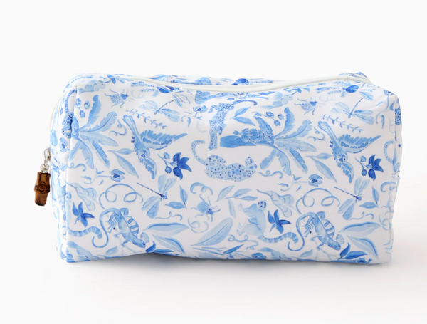 Oh My Mahjong - Amazon Blue Tile Storage Bag