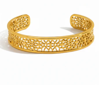 Bracelet - Golden Lace Cuff