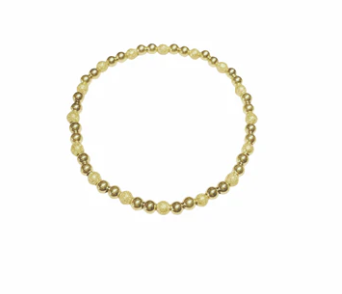 Bracelet - Satin and Gold Bracelet