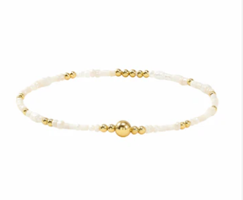 Bracelet - White Rice Bead Bracelet