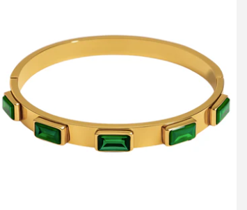 Bracelet - Emerald Bangle