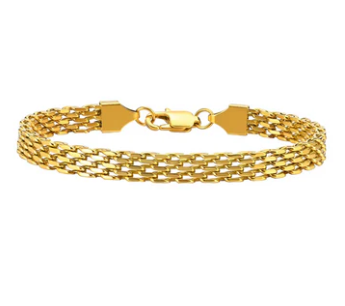 Bracelet -Woven LinksGold Bracelet