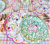 Placemats - Bunny Garden Scalloped Paper Placemats Set of 24