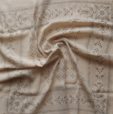 Bandana - Classic Print Naturally Dyed Bandana