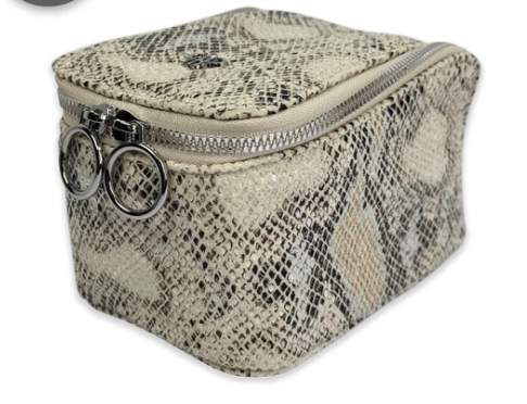 Travel Bag - Train Jewelry Case - Safari Sands