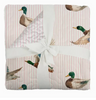 Mallory Ducks Baby Blanket - Blue or Pink
