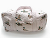 Travel Bag - Mallory Ducks Pink Quilted Duffle Bag