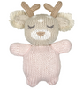 Rattle - Bubbie or Shuggie the Fawn Knit Doll Rattle - Blue or Pink